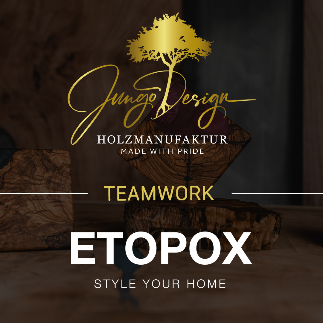 TEAMWORK - Jungo Design und Etopox sind Partner. 