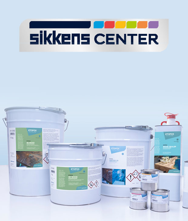 Our products now also in the SIKKENS-CENTER.